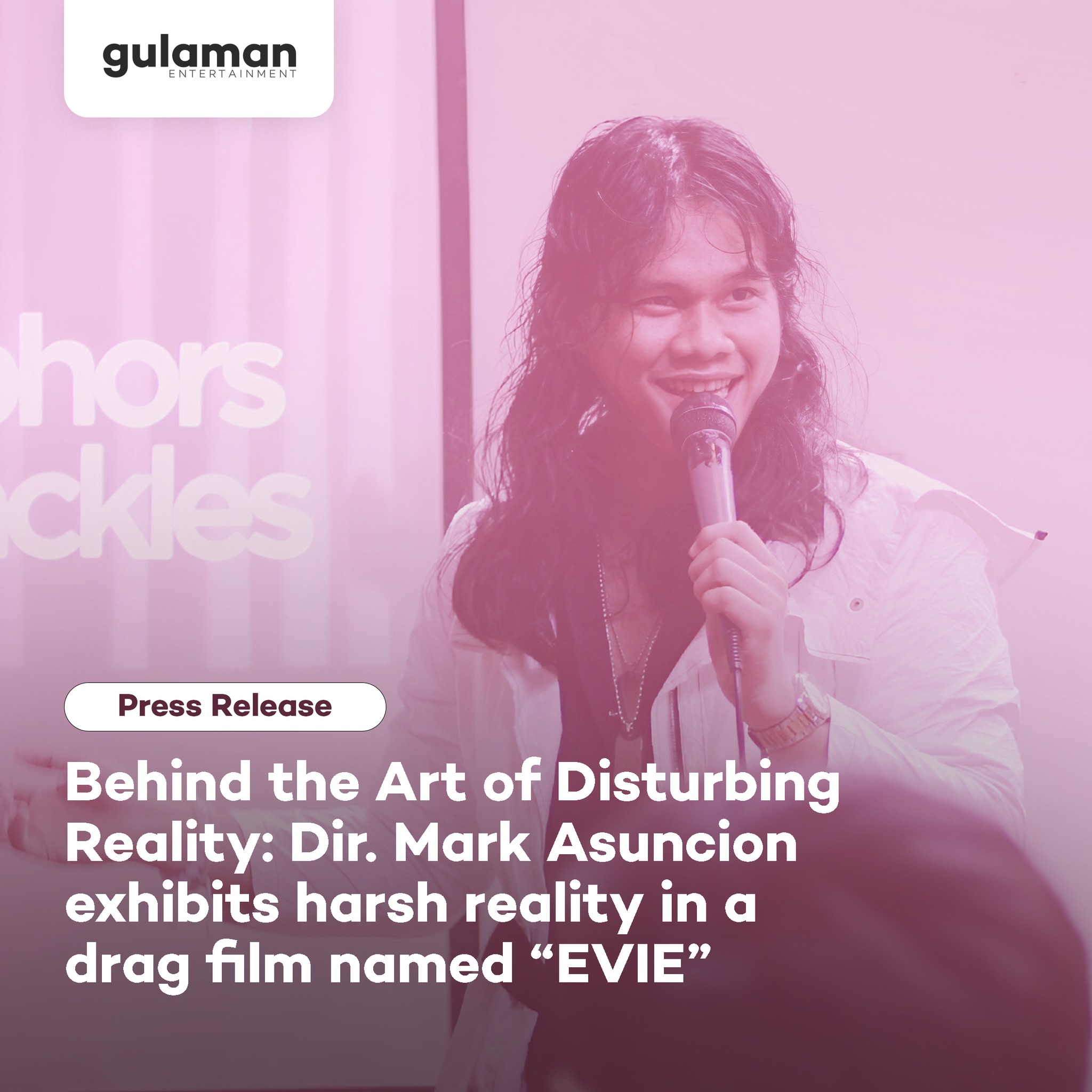 Behind the Art of Disturbing Reality: Dir. Mark Asuncion exhibits harsh reality in a drag film named EVIE banner photo